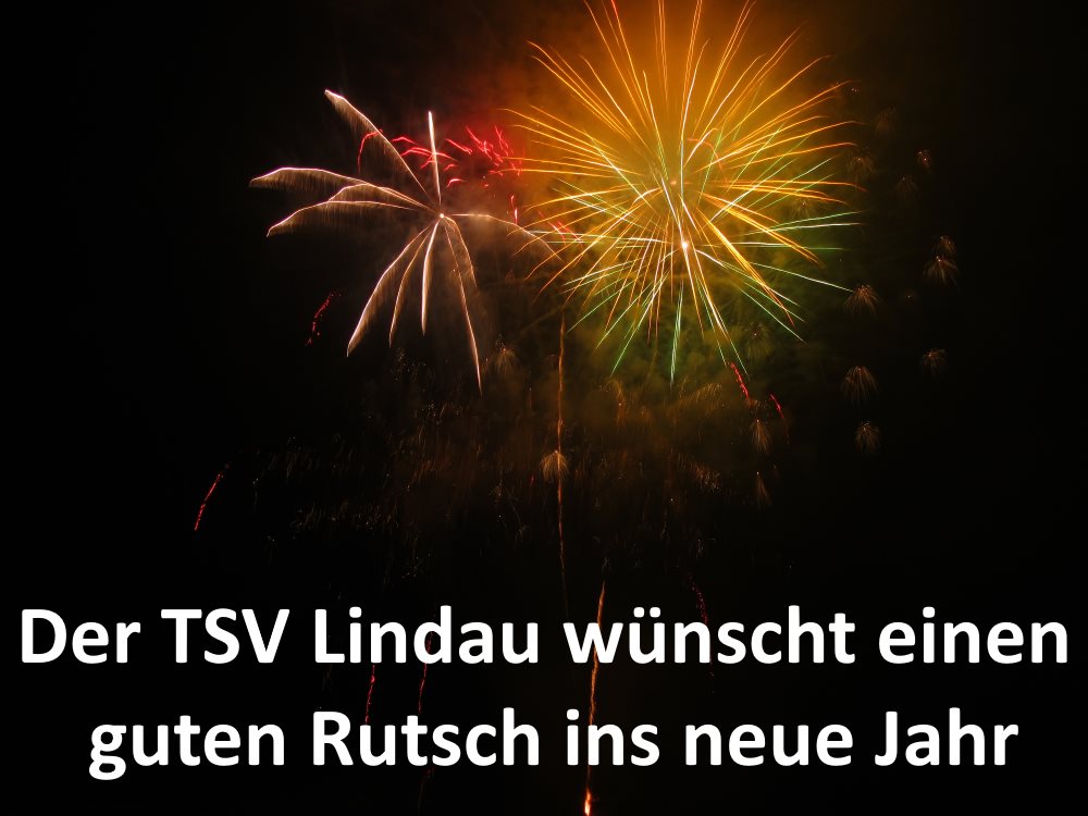Der TSV Lindau wünscht einen guten Rutsch